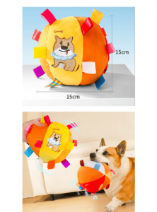 Fetch toys for dogs - Ribbon Tag Ball 1